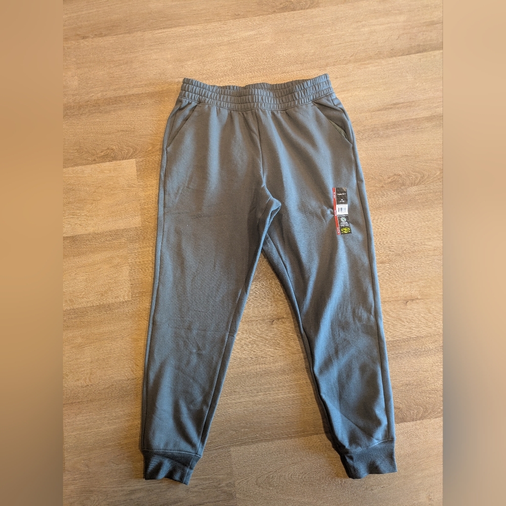 Gray-green Pants